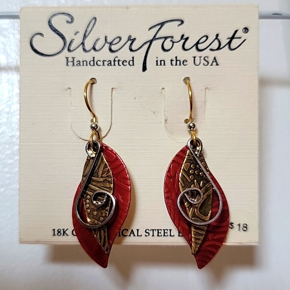 Leaf Dangle Earrings